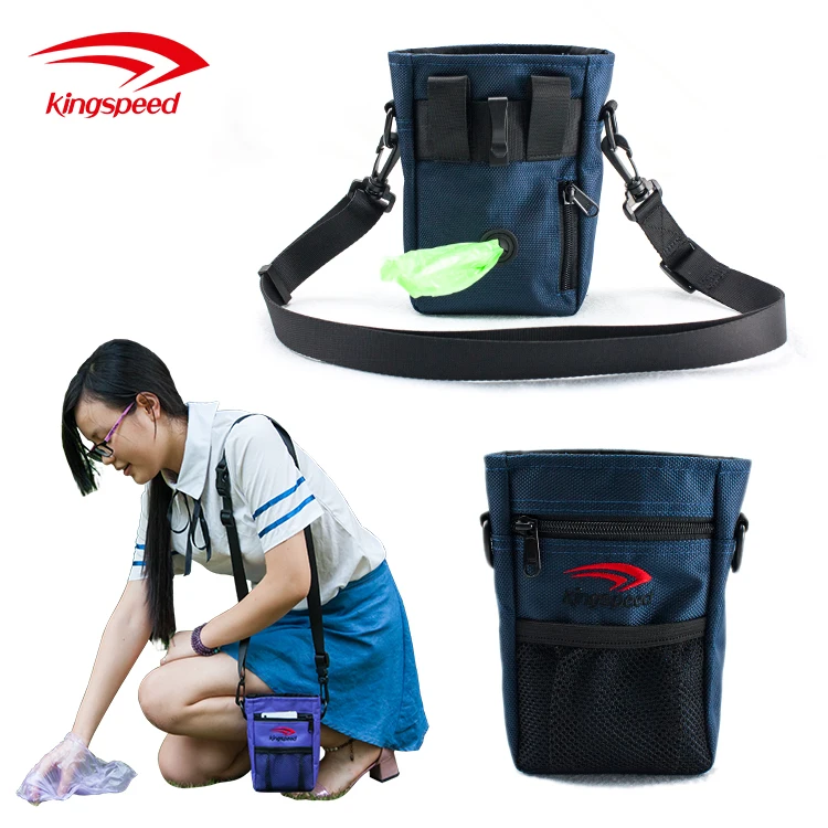 factory direct Premium Dog Training Treat Resealable Pouch with Dog Poop Bag Dispenser