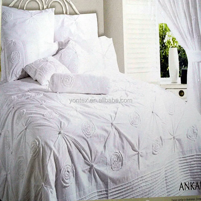 Customized 100% Cotton Fabric Embroidery Bedding Fabric for Bed Sheet Quilt Cover and Pillow Case