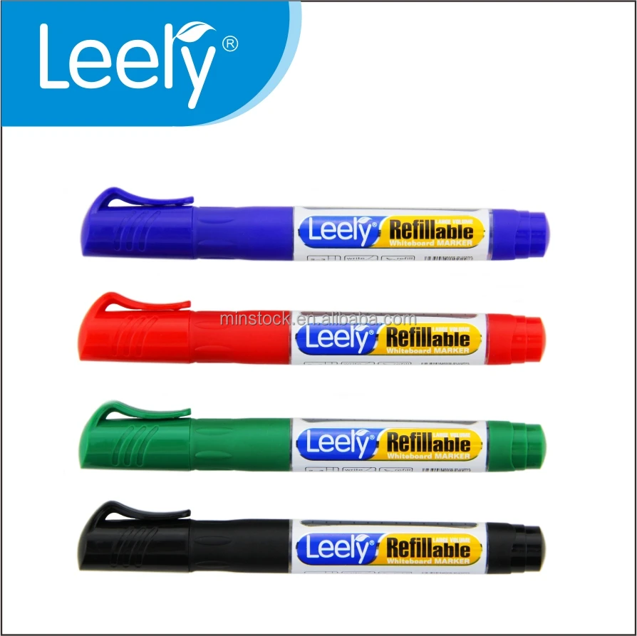 Colorful Refillable Glass Board Marker Pen