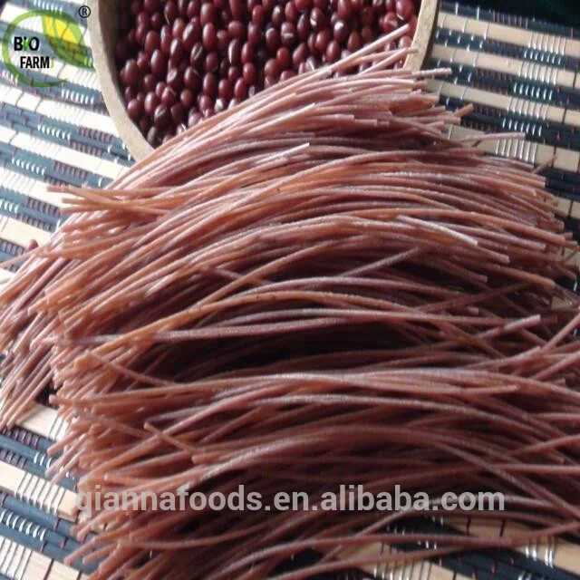 Gluten-free organic lose weight food red bean instant noodles