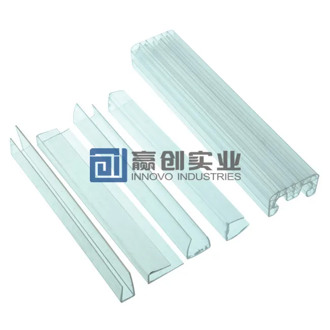 Polycarbonate sheet connectors H and U profile