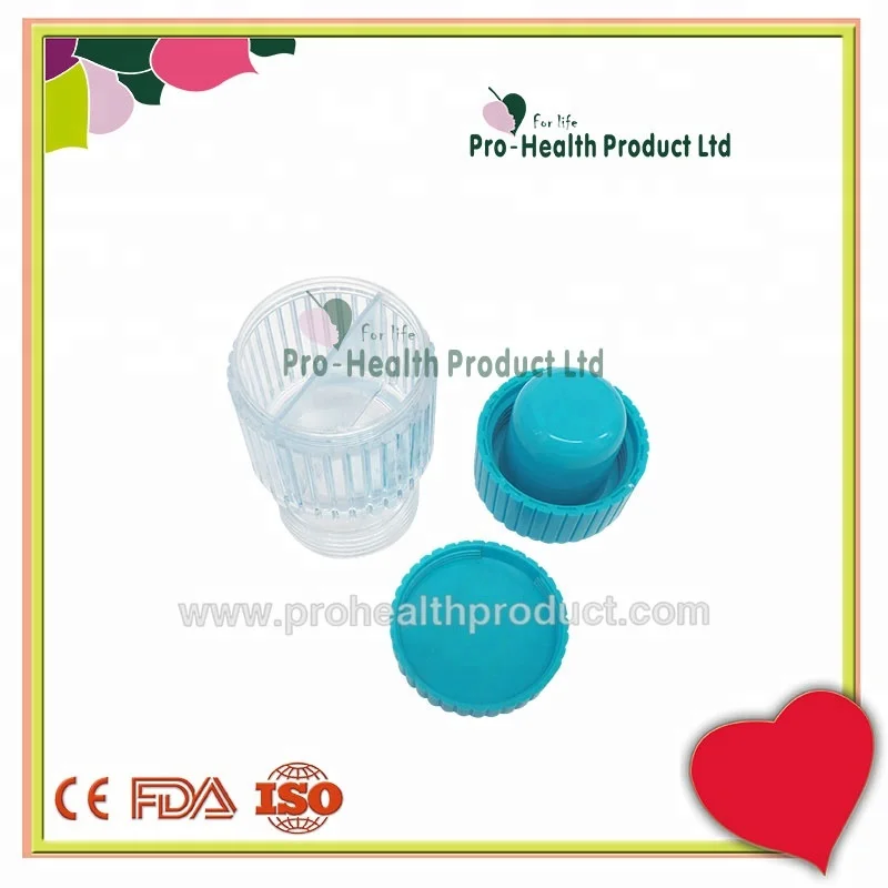 Medical Plastic Pill Crusher With Pill Container