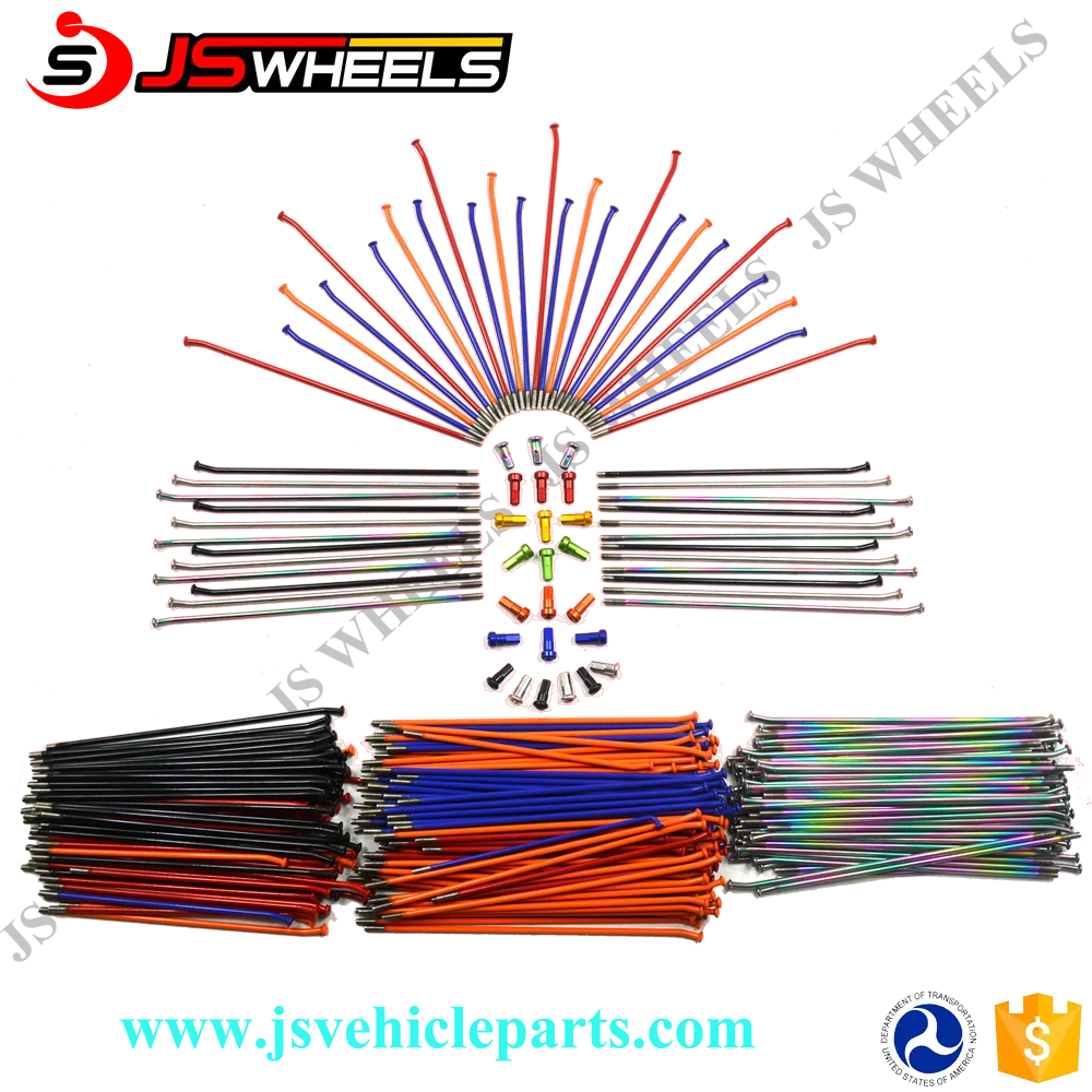 
Motocross Parts Motorcycle Stainless Steel Spokes 8G rays 