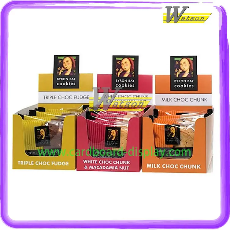 Бумажная упаковочная коробка, витрина для счетчика печенья