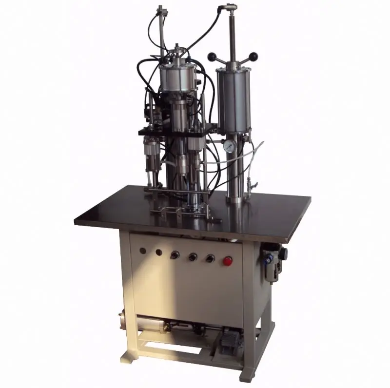 Semi-Automatic Aerosol air freshener can filling machine