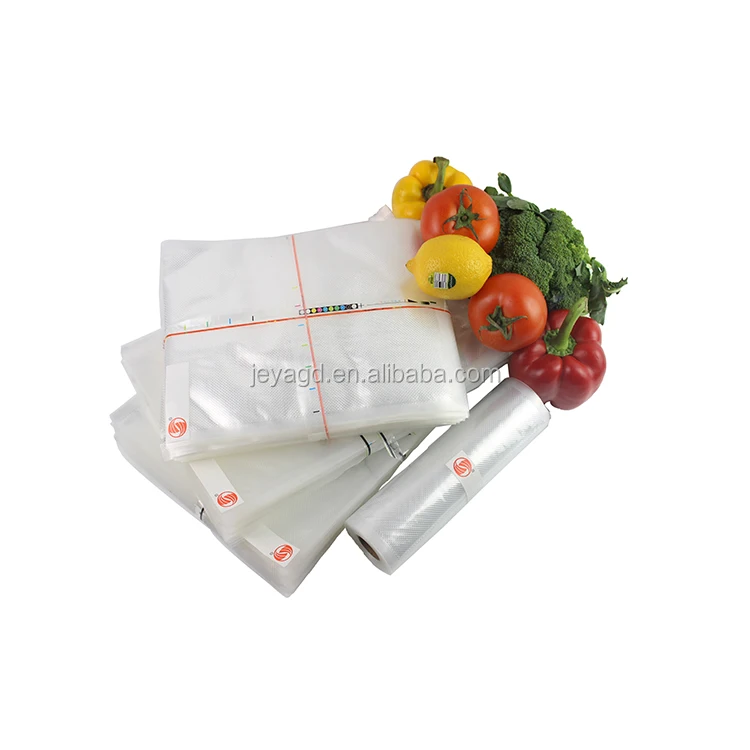 
Newest Factory Price Vacuum Sealer Plastic Bags For Frozen Food Marinating Storage 