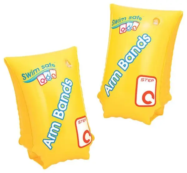 2025 New Design! Bestway 32110 Swim Safe Armbands Step C Safe Step Shoes