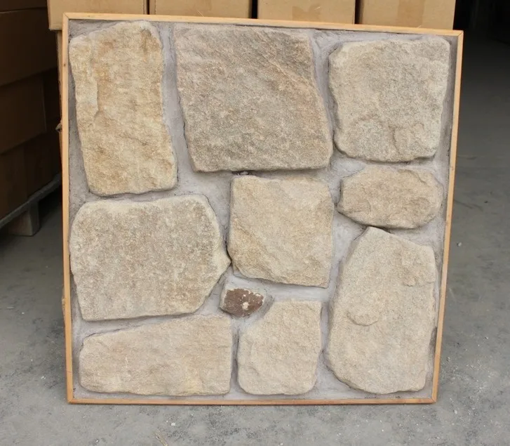 
Natural Beige Sandstone Wall Brick Stone veneers wall cladding stone WSV36 
