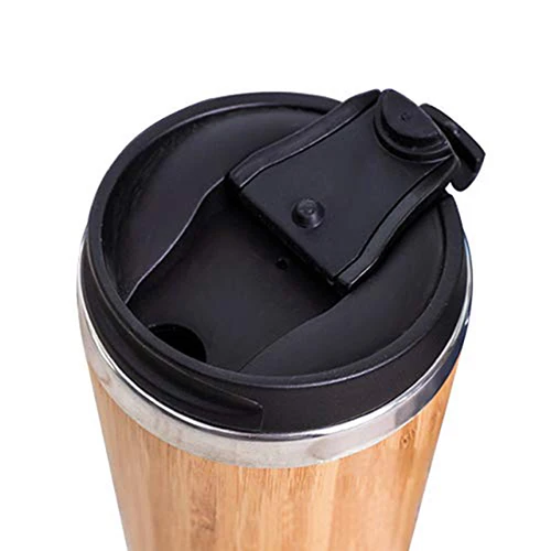 2023 Hot Sale BPA Free Bamboo Coffee Mugs With Tea Infuser