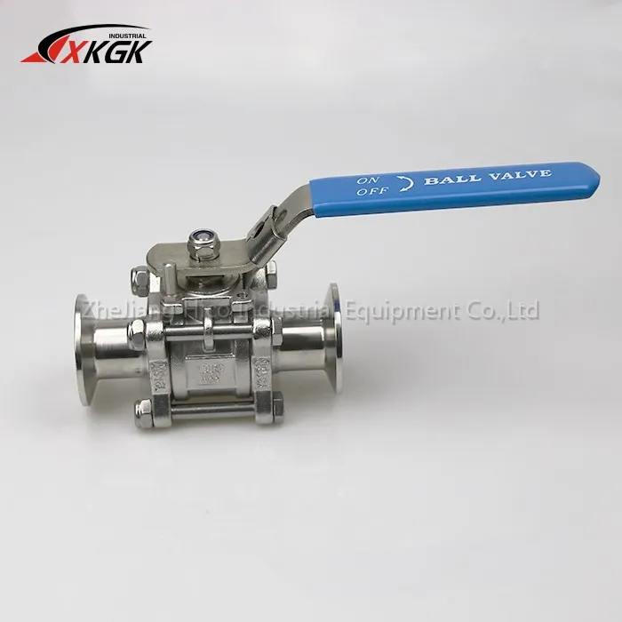 
3pc Ball Valve Clamp/Weld/Thread/ Flange Stainless Steel Sanitary Ball Valve DN20 DN 40 DN50 