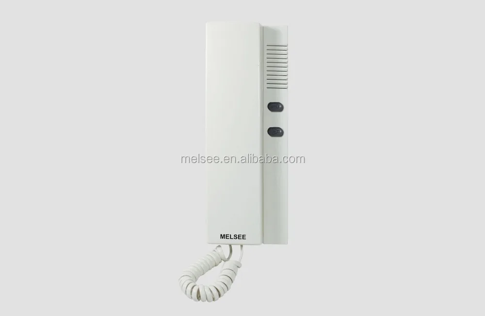 Cheap handset audio door phone for multi apartment system cat 5  audio door phone