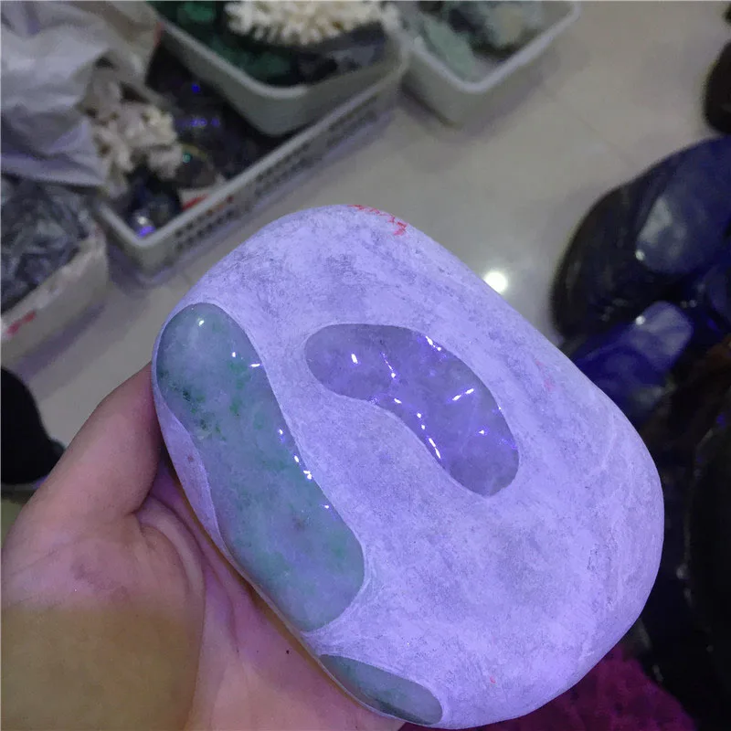 
Wholesale natural raw jade original jadeite rough stone for jewelry making 