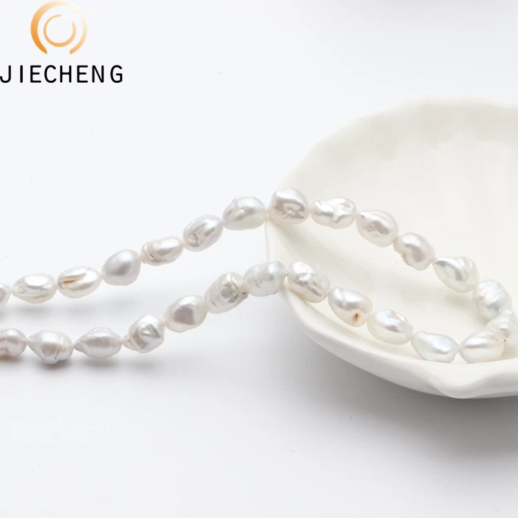 8-9mm grey genuine freshwater irregular shape pearl natural baroque pearl for making jewelry