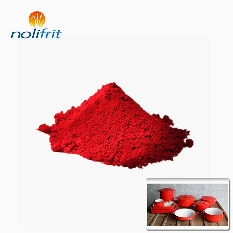 Where to buy cadmium red color pigment enamel paint for red cookware