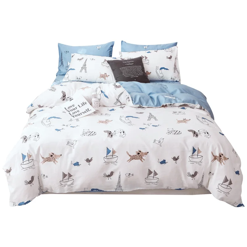 100% cotton arabic fabric textiles new bed designs bedding set