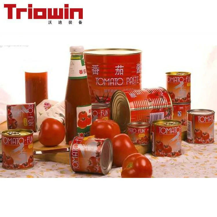 Tomato paste dilution system ketchup and packing line