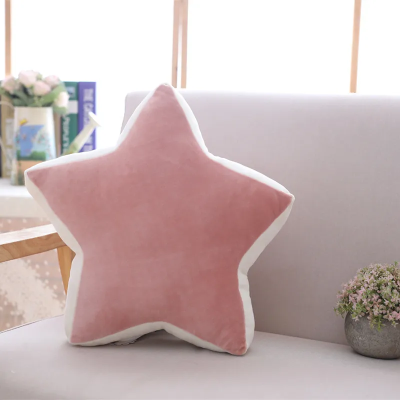 Cute Plush Cotton Pink Pillow Bedside Princess Rainbow Different Shaped Pillow Cushion