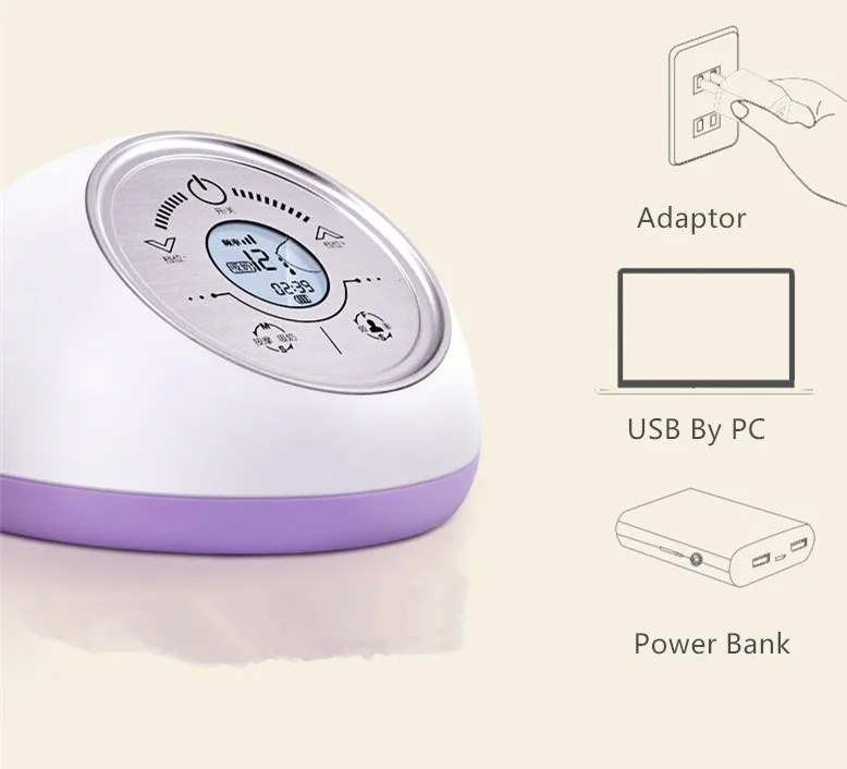 100%BPA Free Rechargeable USB Charge Lactating Milk Electric Breast Pump Double