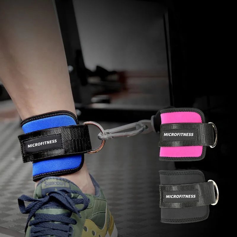 Custom logo fitness ankle support adjustable elastic sport ankle straps