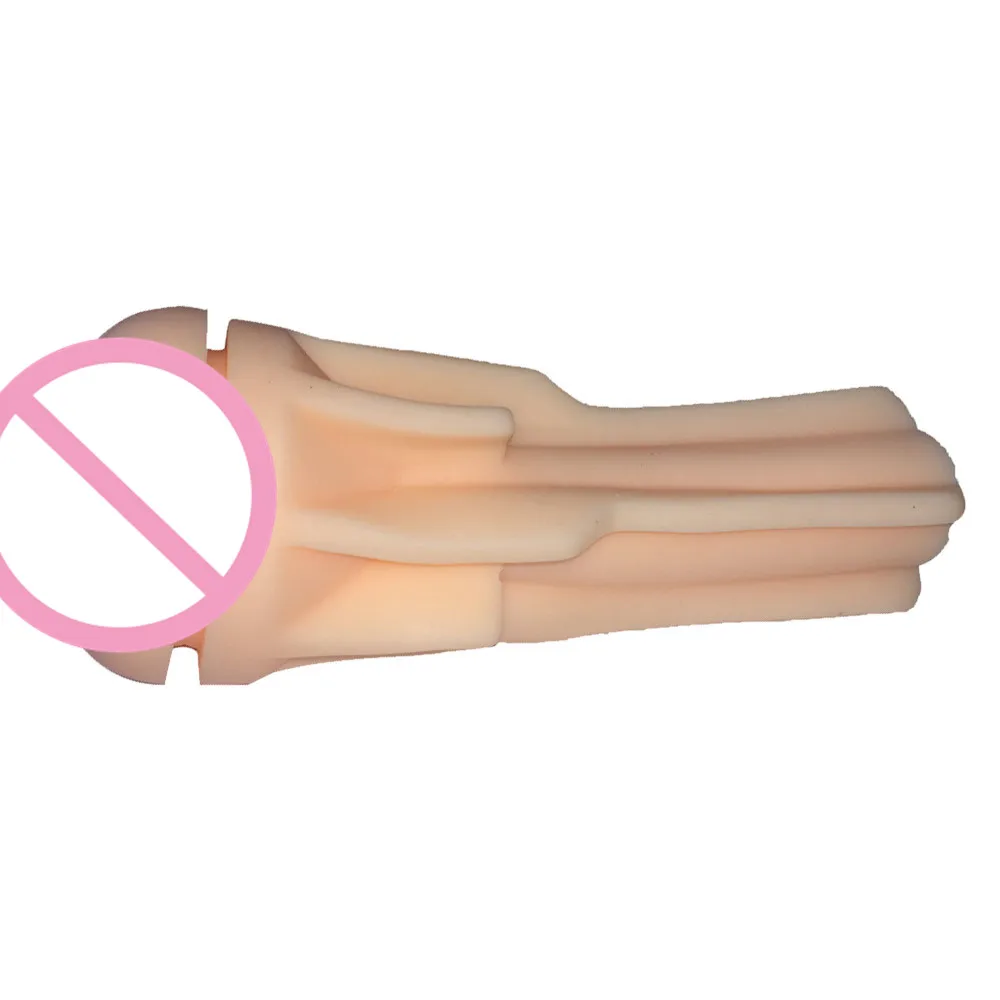 2018 Factory Price 4d Powerful Masturbation Cup Sex Toy Rubber Pussy For Men