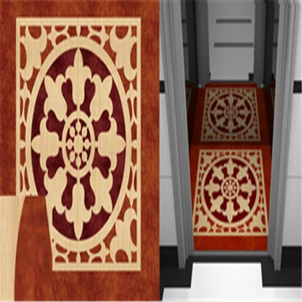 PVC colorful printed vinyl Elevator flooring covering