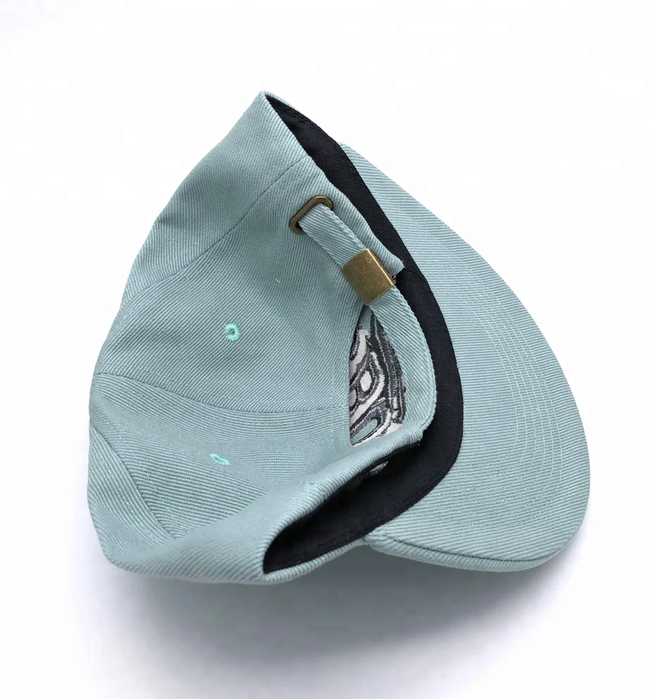 custom flat bill cotton twill unstructured snapback hat