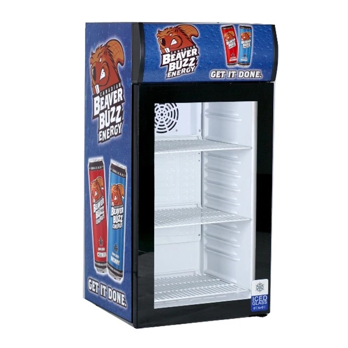 Mini High Quality Energy Drink Cooler Glass Freezer Door Freezer Parts Electric Heating Glass Door for Shop Customized