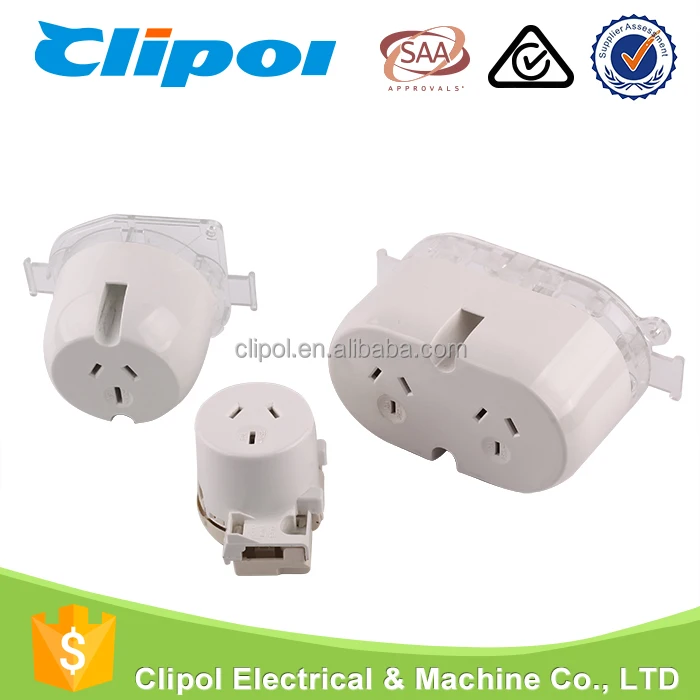 250 В 10A Австралия Стандартный одноместный плагин базы поверхности гнездо