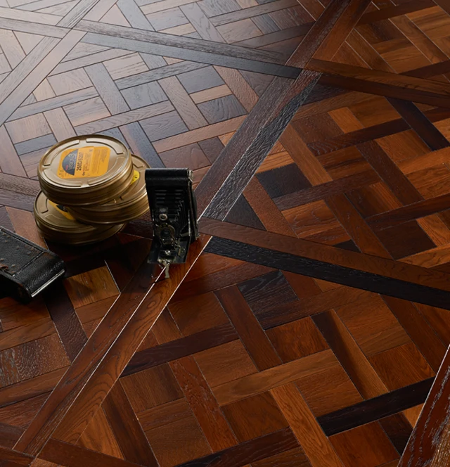 Waterproof solid wood design oak parquet flooring