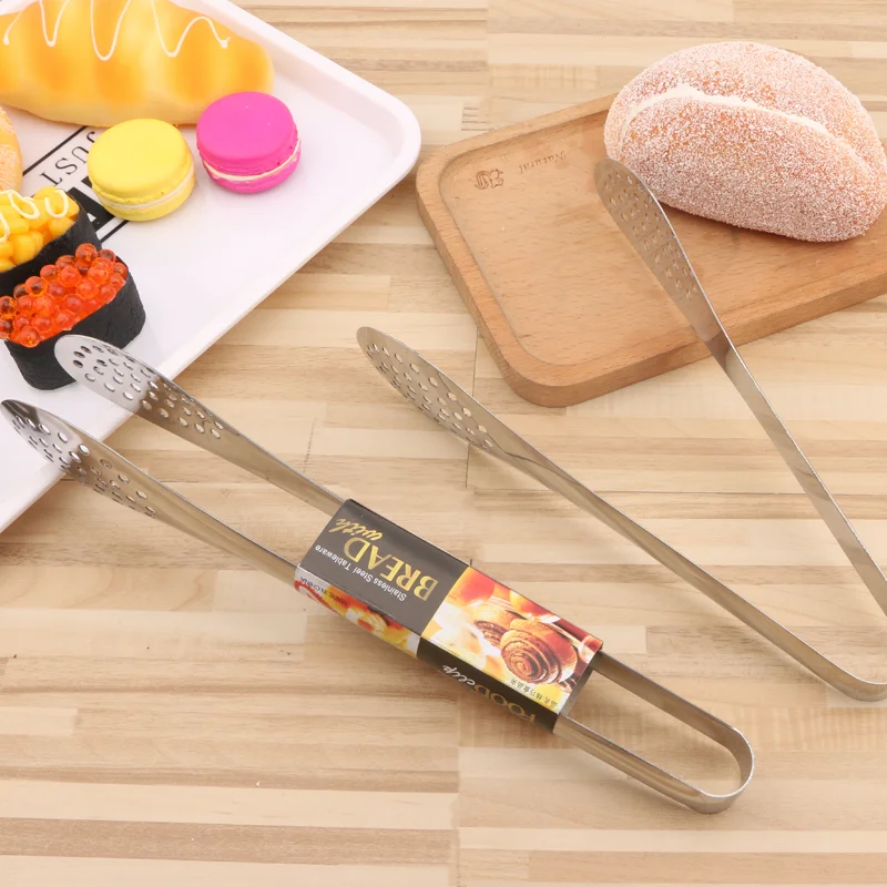 Wholesale Serving Tongs Hamilton Beach Utensils salad BBQ Tongs Stainless Steel Kitchen Tongs