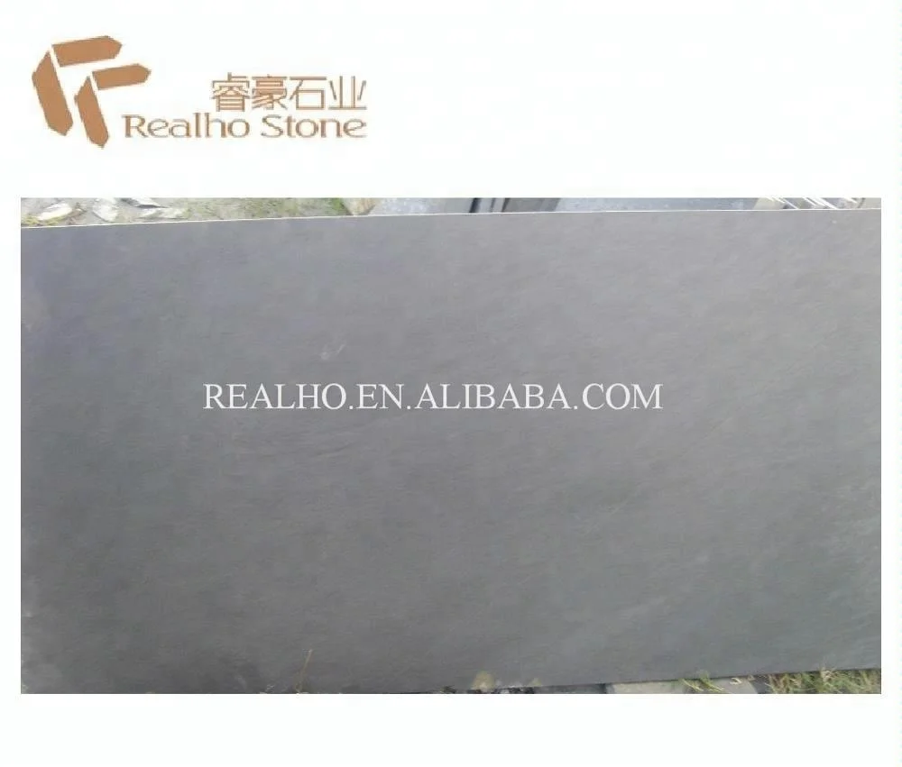 Распродажа натуральных шлифованных черных сланцевых плит