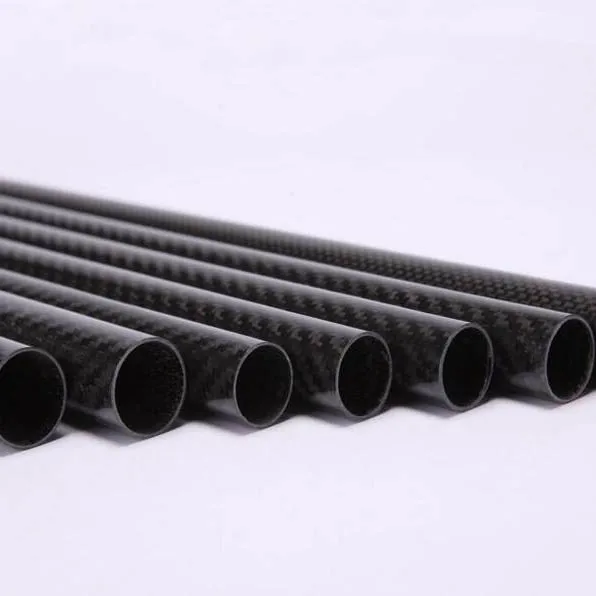 The 4PCS 3k 100% Full Carbon Fiber Circular Tube Twill Matte 500mm Length