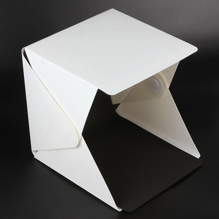 22.6*23*24cm LED Diffuser Light Tent Photography Folding lightbox Photo Box Cube Backdrops Tabletop Photo Studio kits for Camera