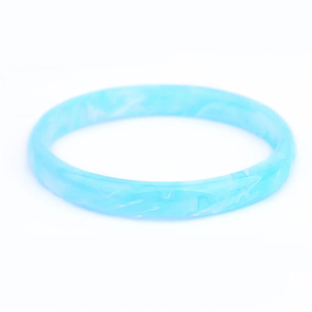 Wholesale Factory Directly cheap custom Clear Custom Bangle thick Plastic Acrylic Bracelet with silk printing