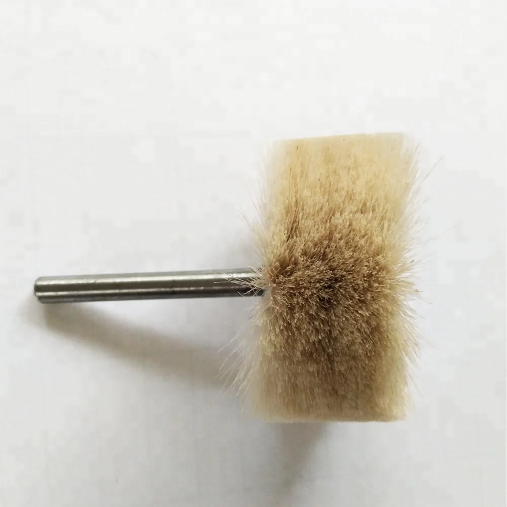 Grinding Head Horse Hair Sisal brush Wheel For Wood Carving