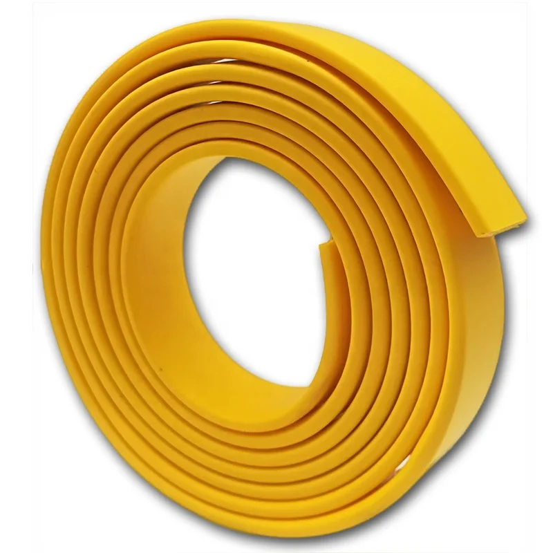 Custom Yellow Polyurethane PVC Coated Nylon Webbing Strap for Bus Grab Handle