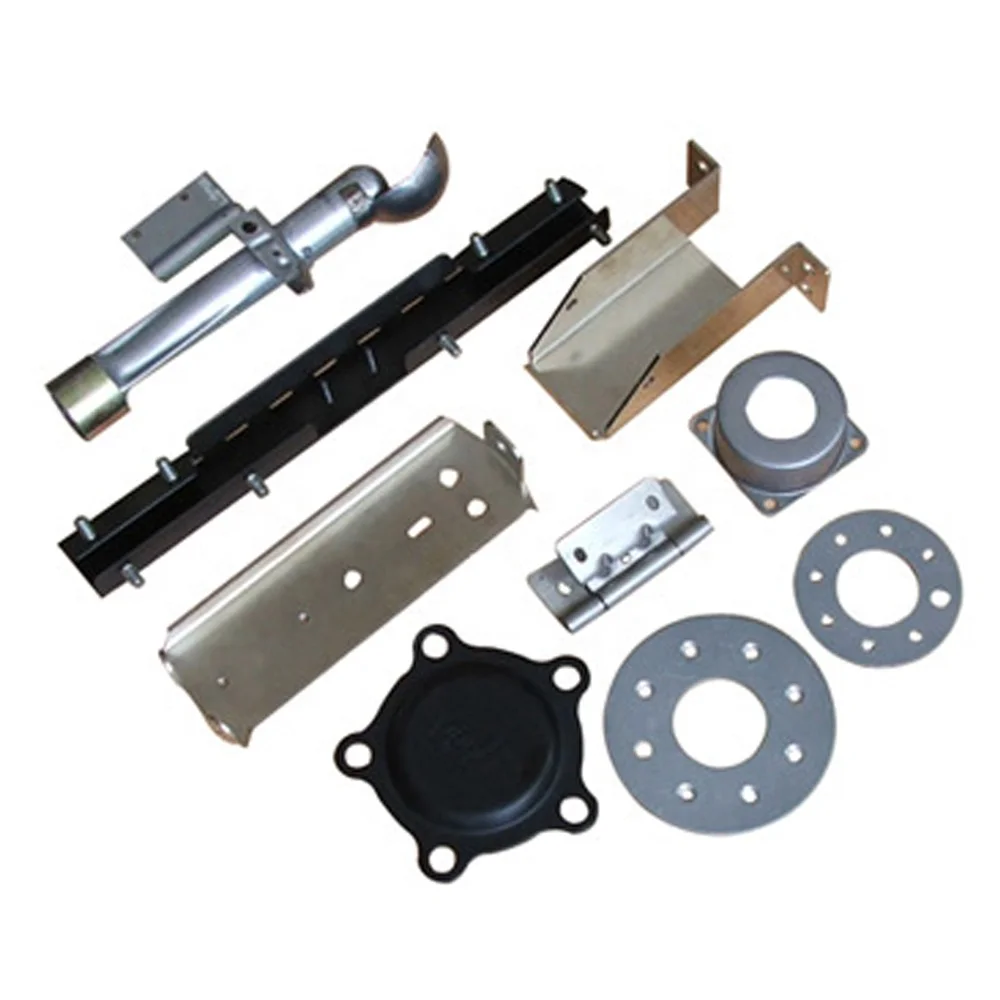 Precision metal stamping press with stamping product plates