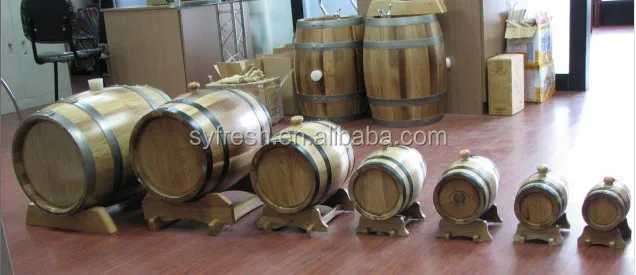 
Sales of 304 stainless steel interior oak beer barrels 