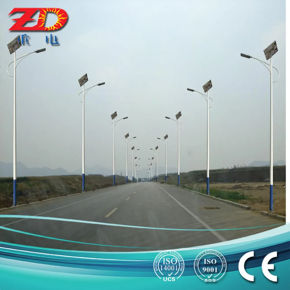 
3 Years Warranty double arm automatic commercial 7M 40W solar outdoor street light 