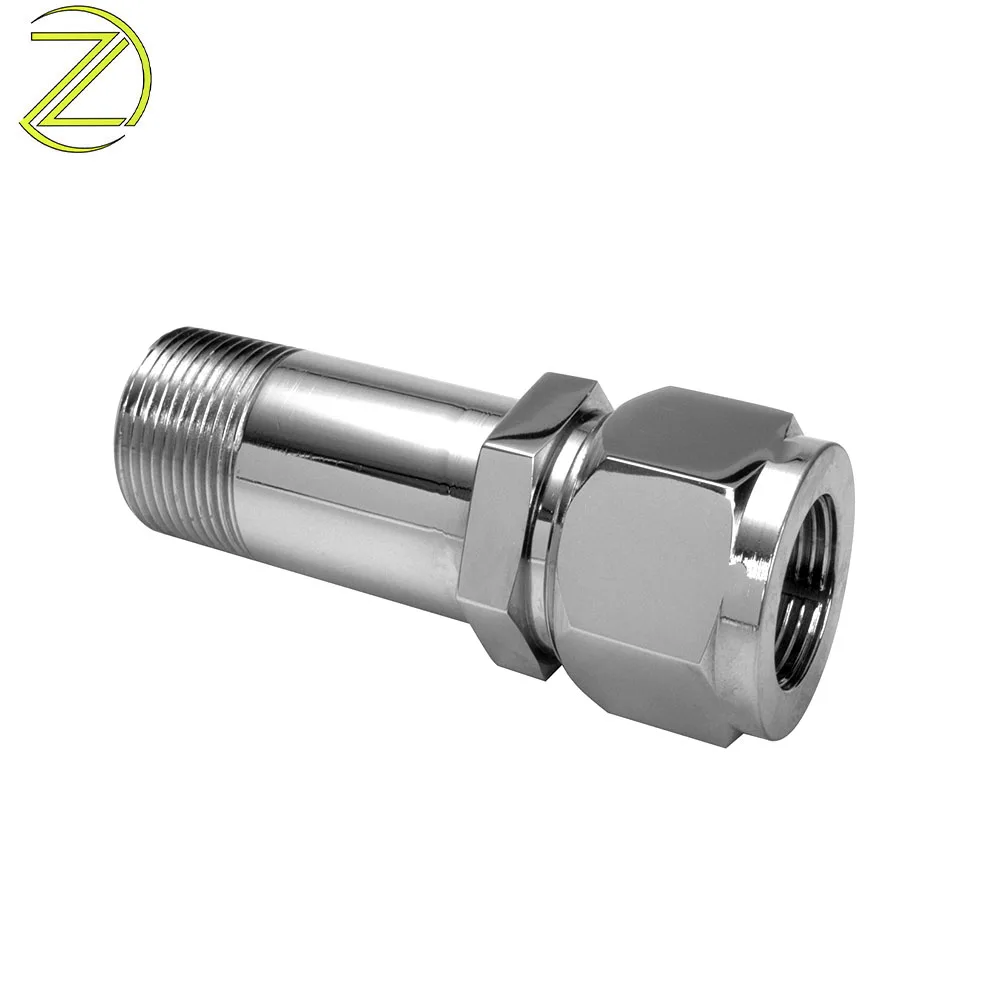 Customized Bspp Fittings Threaded Reducer Coupling Copper Nipple Hose Bullet Aluminum Steel Brass Tank Connector