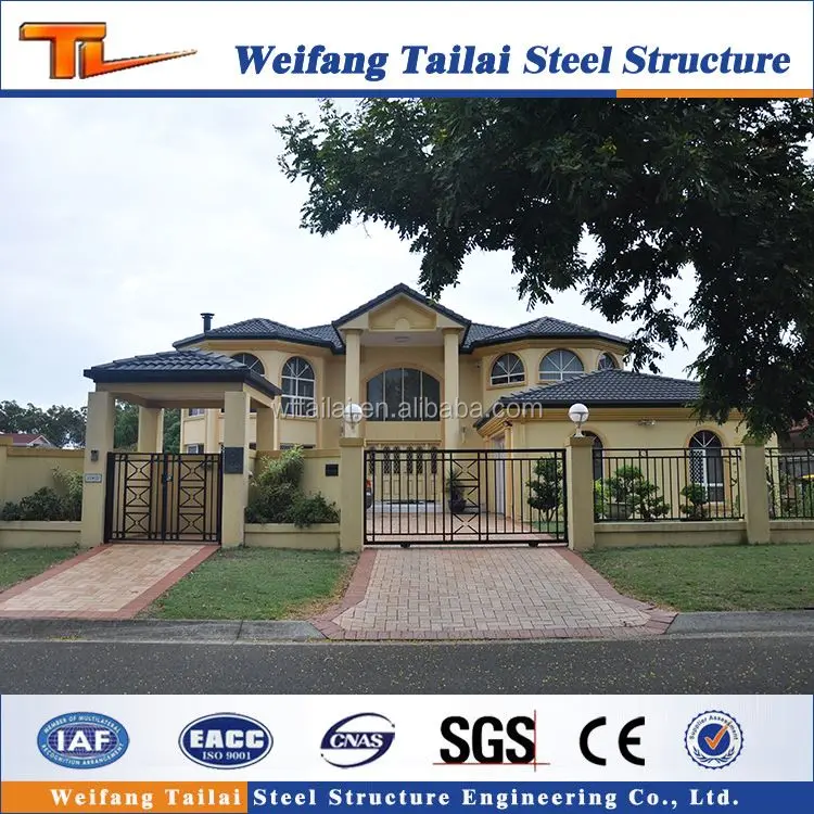 luxury cheap manufacturer prefab house villa for sale in india