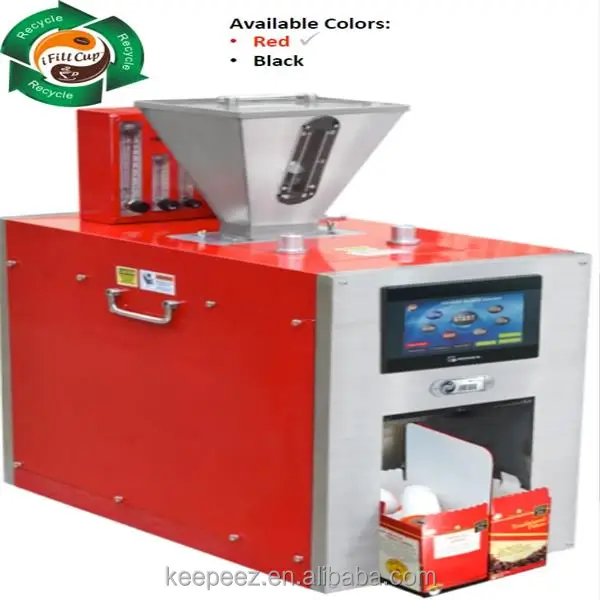 
Smart coffee pod packaging machine iFill800 for keurig coffee capsule /kcup filling sealing system manufacturers 