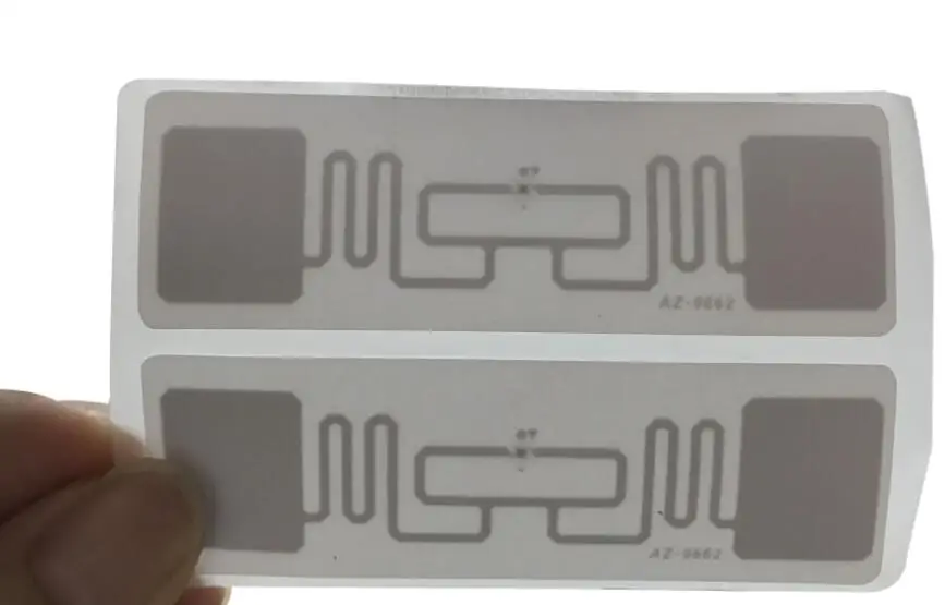Programmable rfid label sticker 860-960mhz UHF customized size uhf rfid wet inlay for inventory assets management