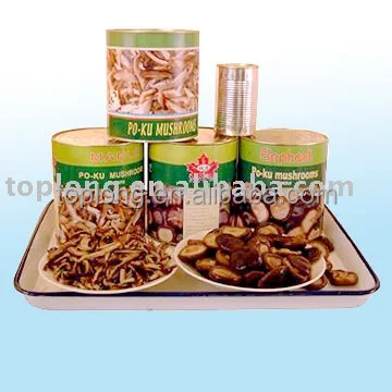 
Canned shiitake mushroom 