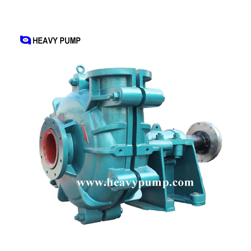 Factory supply 8 inch medium HS Slurry Pump rubber and metal linings cr 26 or rubber slurry pump