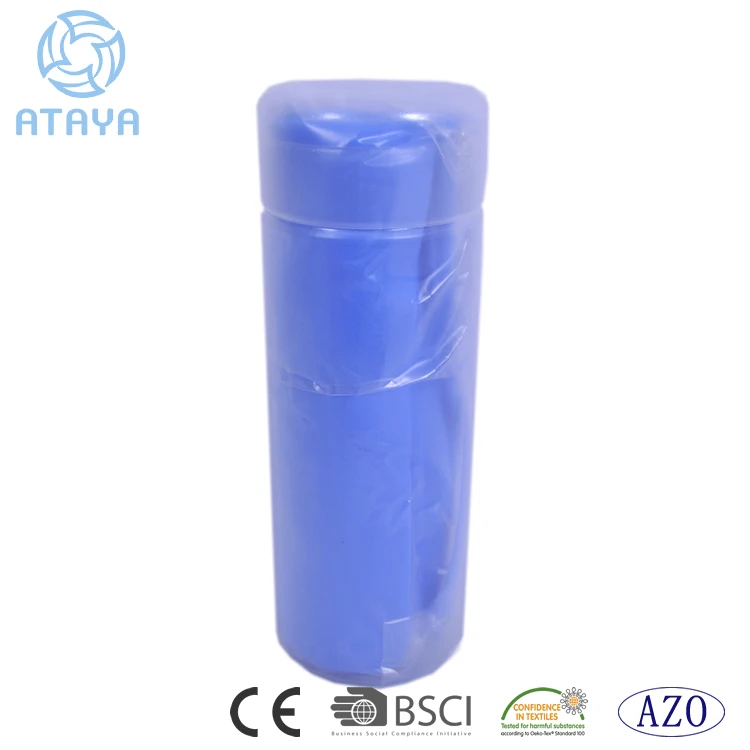 
 promotion solid color PVA towel bath chamois leatherfor for sports  