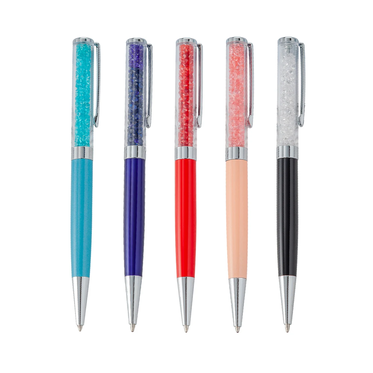 Promotional Bling Weeding Pen Crystal Diamond Ball Pen With Custom Logo