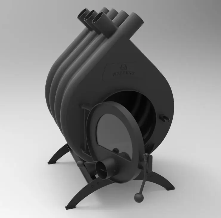 Fast Ignitor Small  Wood Burning Stove From Russia