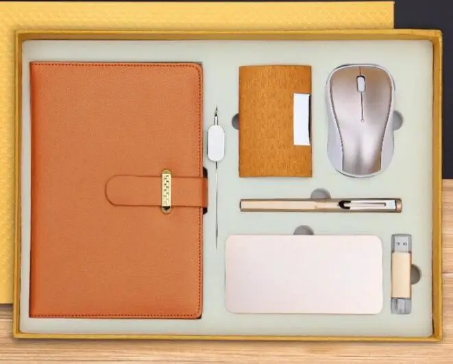 2019 office gift set factory price with good quality,embossed logo notebook gift set