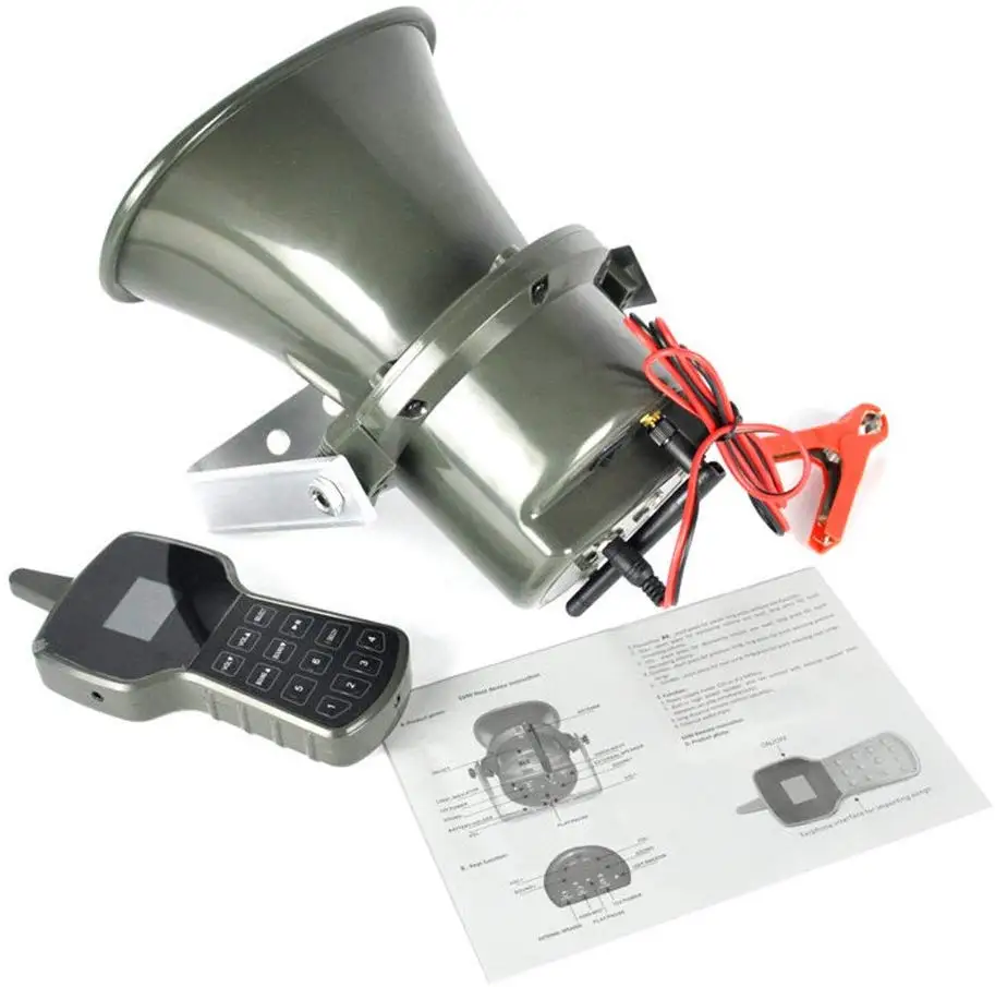 
Outdoor hunting game caller predator game call built-in 50W speaker with remote control 